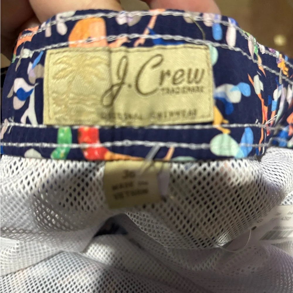 J. Crew Navy Print Shorts